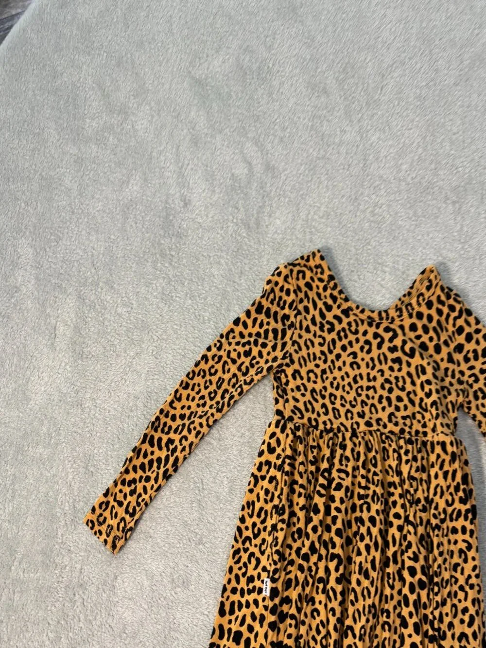Little Sleepies Leopard Dress DISCONTINUED 12-18 Months